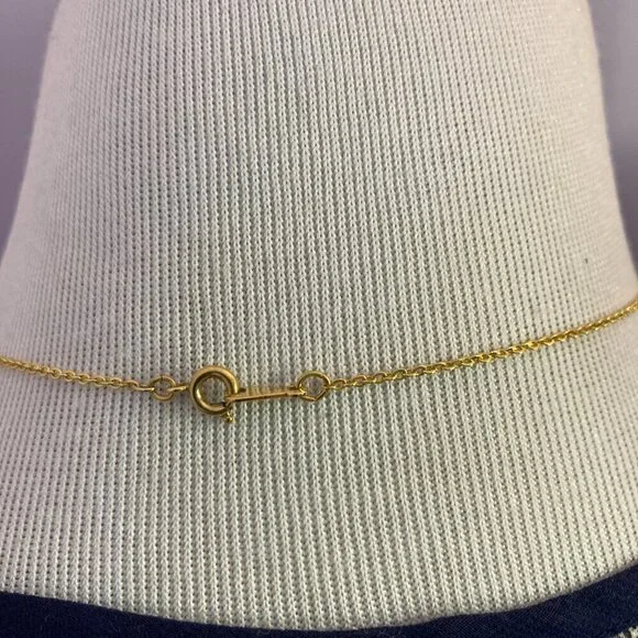 Faux Topaz Heart Necklace, Beautiful - Picture 7 of 7